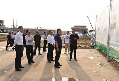 陳耳東調研超碰四区環保子公司（sī）應縣水務一體化建設PPP項目